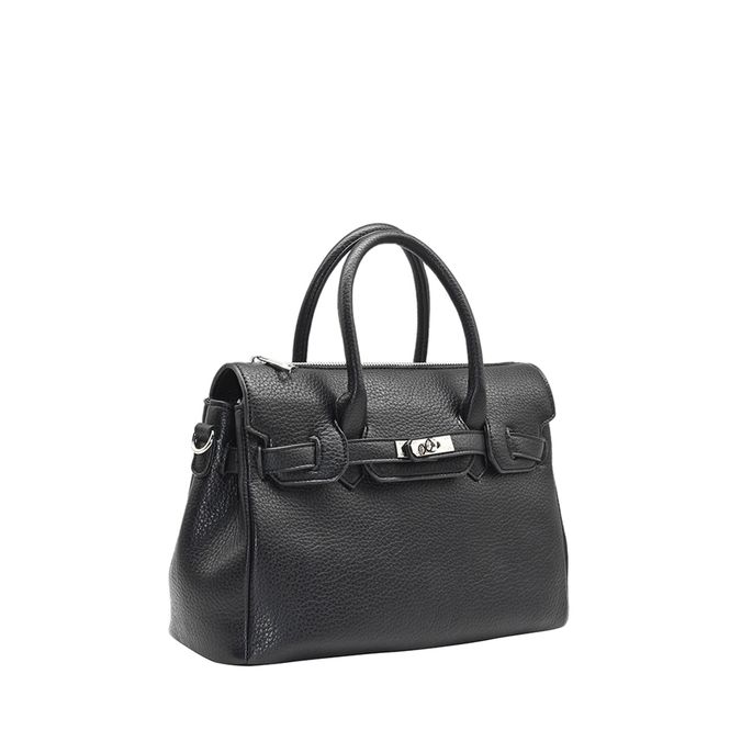 Huvudbild Havanna liten shopper silver - svart väska i ...