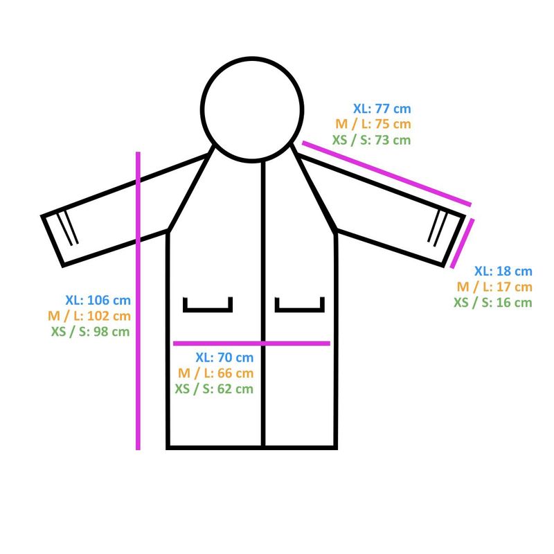 Regnkappa - offwhite