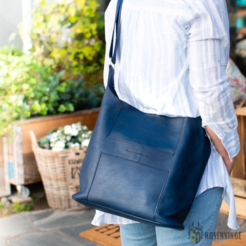 Anna stor crossbodyväska - beige