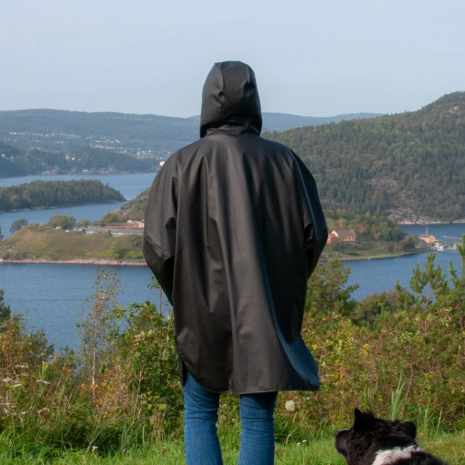 Huvudbild Regnponcho - svart