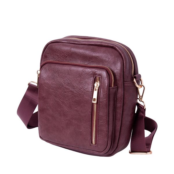 Huvudbild DINA stor cityväska - vinröd