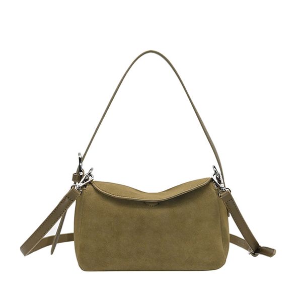 Huvudbild Henny liten bag olivgrön - trendig axelväska i ...