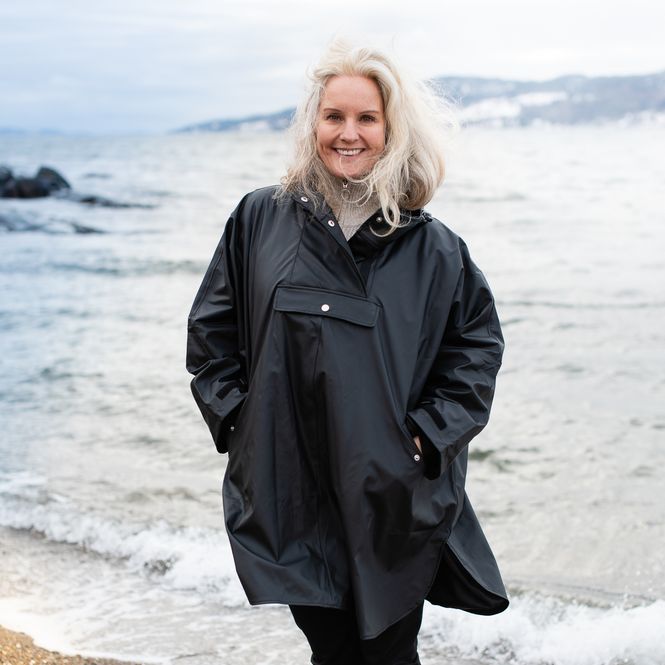 Huvudbild Regnponcho - svart
