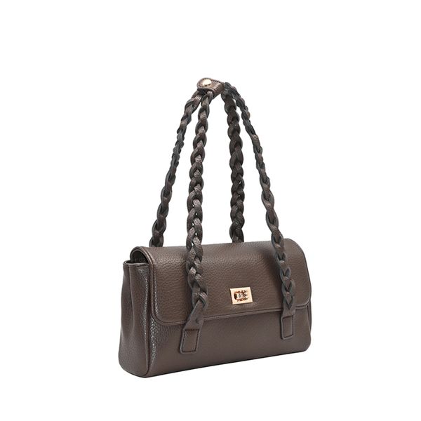 Huvudbild Holly låg shopper - brun väska i imitationsskinn ...