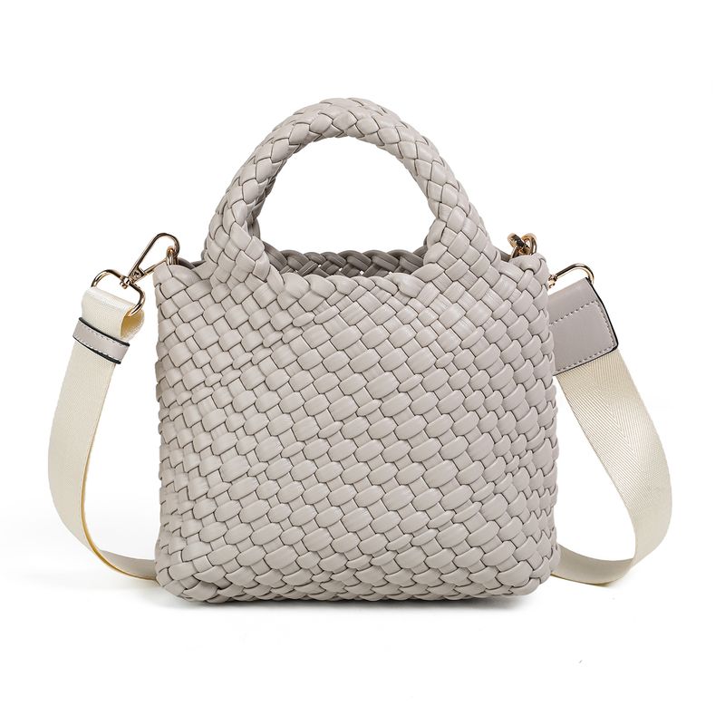 EDDA flätad miniväska - beige