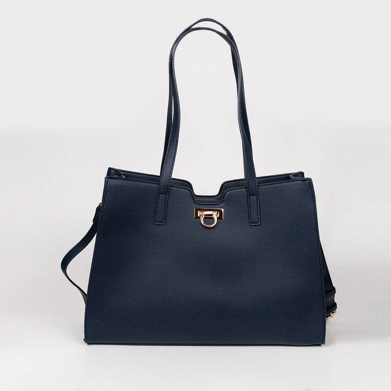 INE shopper - marin - rymlig väska i tidlös design