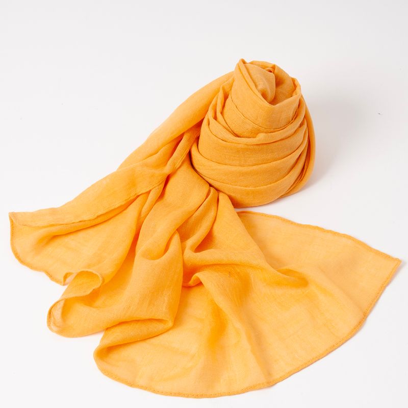 Skjerf i modal - gul