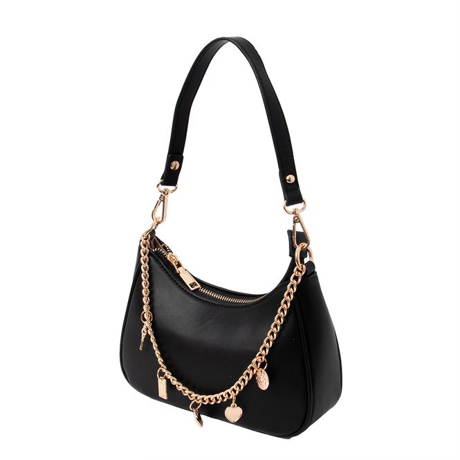 Hovedbilde FIE Clutch med charmslenke - svart