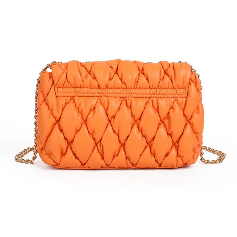 BAILEY chunky bubbel clutch - orange
