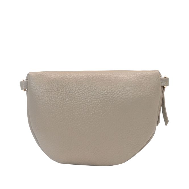 Huvudbild PEPPER bumbag  med mönstrad rem - beige