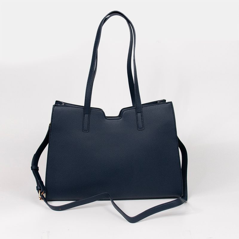 INE shopper - marin - rymlig väska i tidlös design