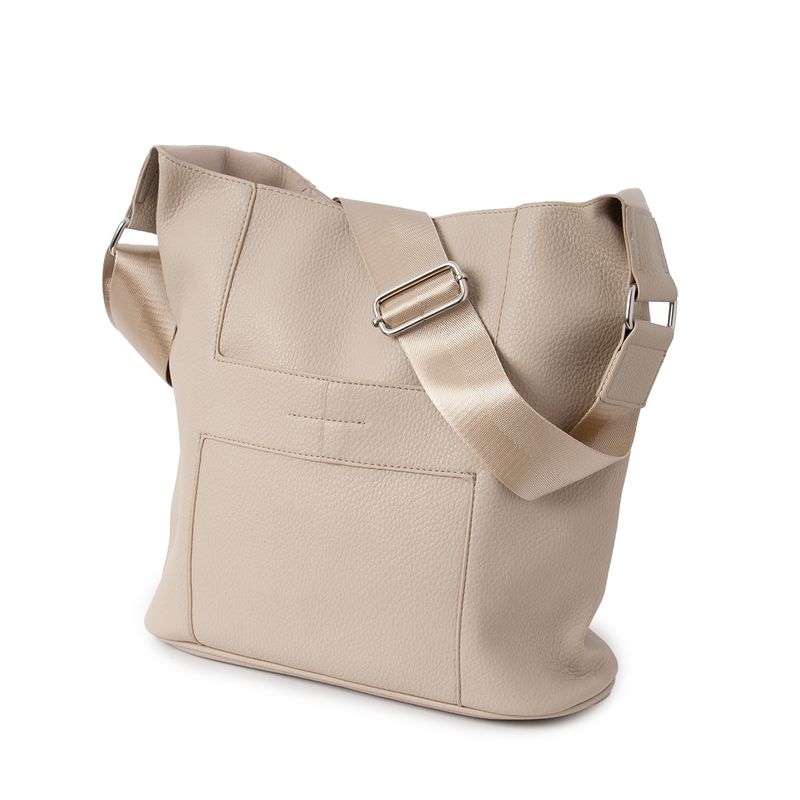 Anna stor crossbodyväska - beige